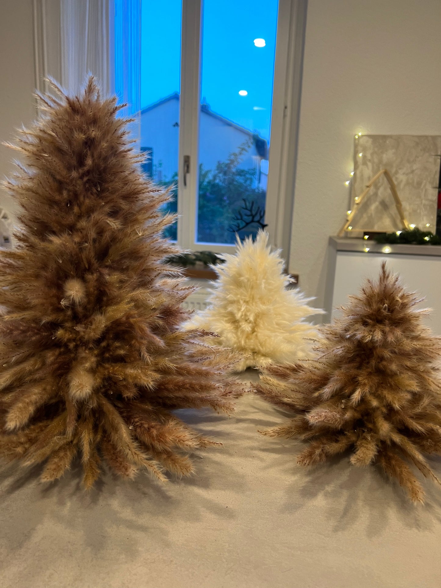 1 DIY Kit Pampas Christmas Tree - Make your own pampas tree